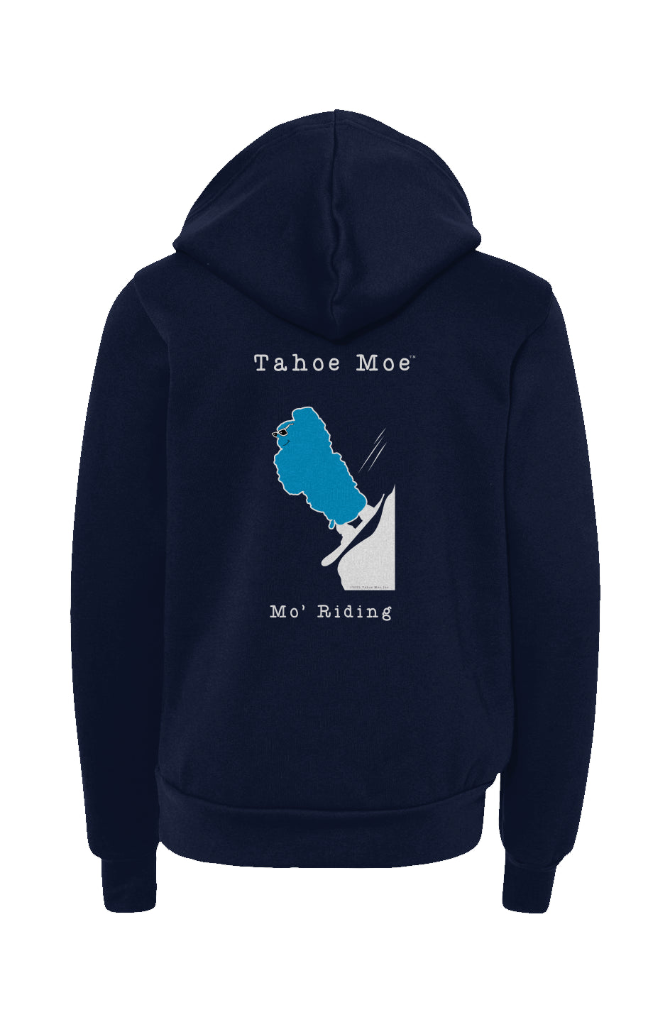 Mo' Riding - Premium Youth Pullover Hoodie (Design on Back)